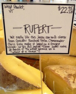 Rupert cheese