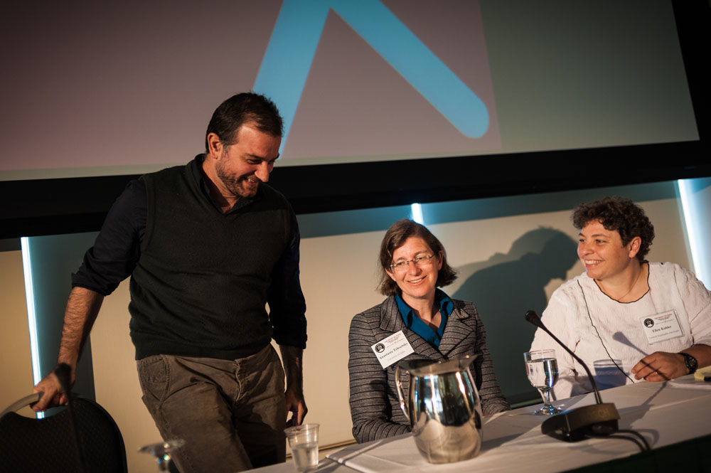 Biophyiscal Constraints panel. From left: Raffaele Vignola, Anastasia Telesetsky, and Ellen Kahler