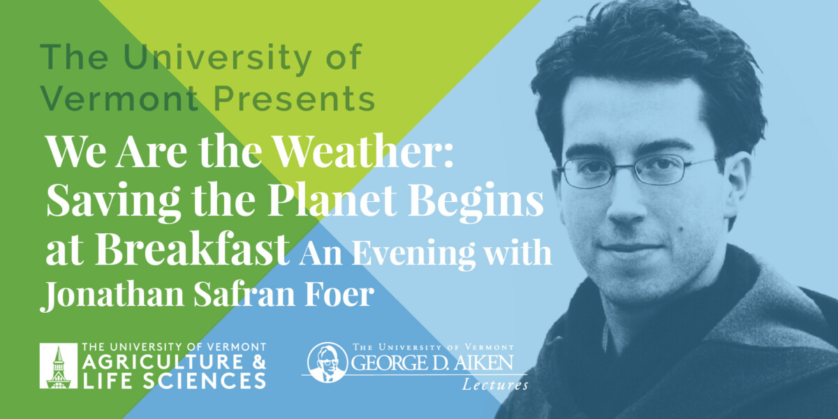 Aiken Lecture Series Jonathan Safran Foer