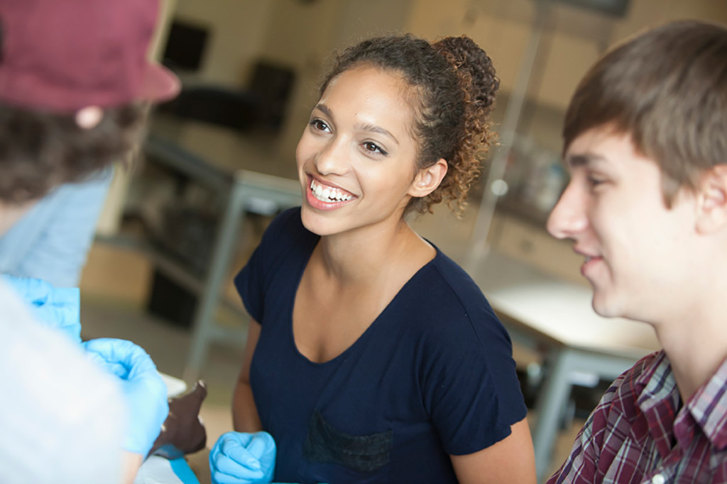 Summer Academy Health and Medicine Students on Campus at UVM