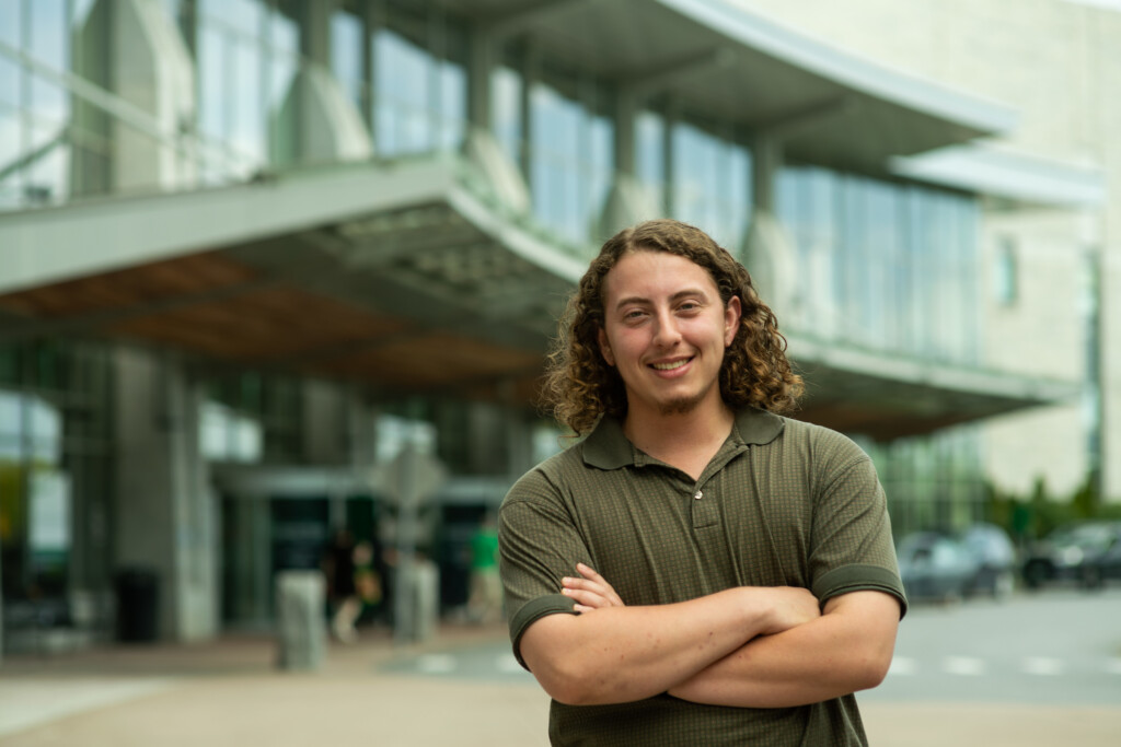 UVM post-bacc pre-med student and UVM alum Carter Shapiro