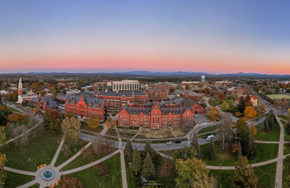 drone, campus, fall, sam yang