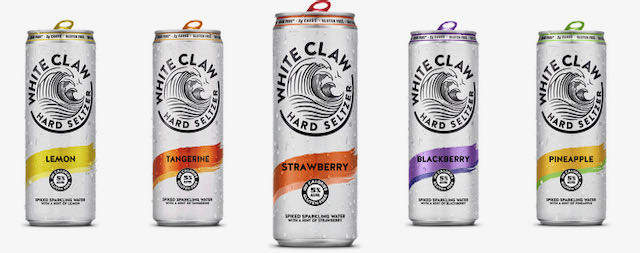 WHITE CLAW HARD Seltzer Lot of Five (5) 12 oz Can Koozies - Brand