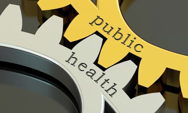public health written on cogs in a graphic