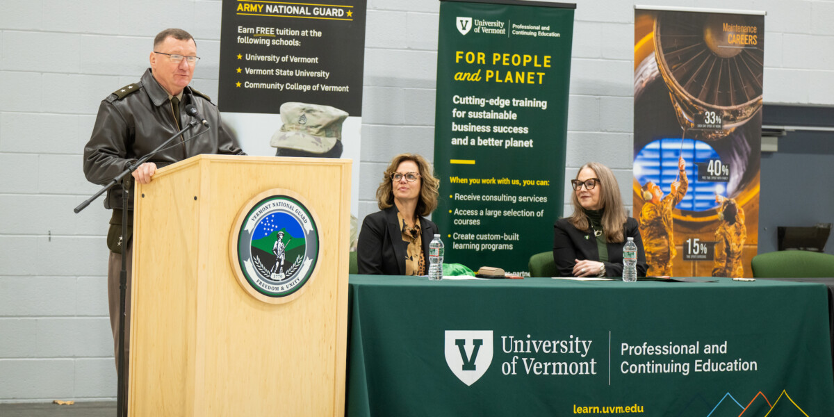 PRIME Partnership: UVM PACE and Vermont National Guard forge a statewide workforce development partnership to amplify the VTNG PRIME employment and recruiting program.