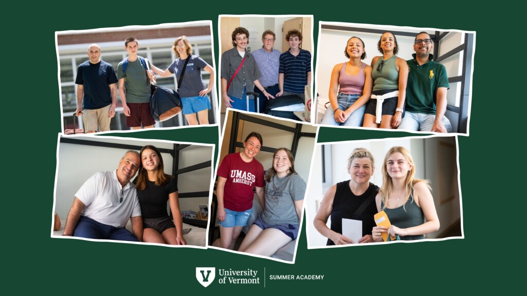 Parents share why they enrolled their high school student in pre-college program Summer Academy at University of Vermont.