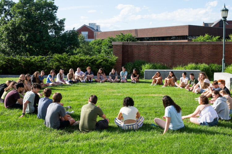 Students in pre-college program Summer Academy at University of Vermont.