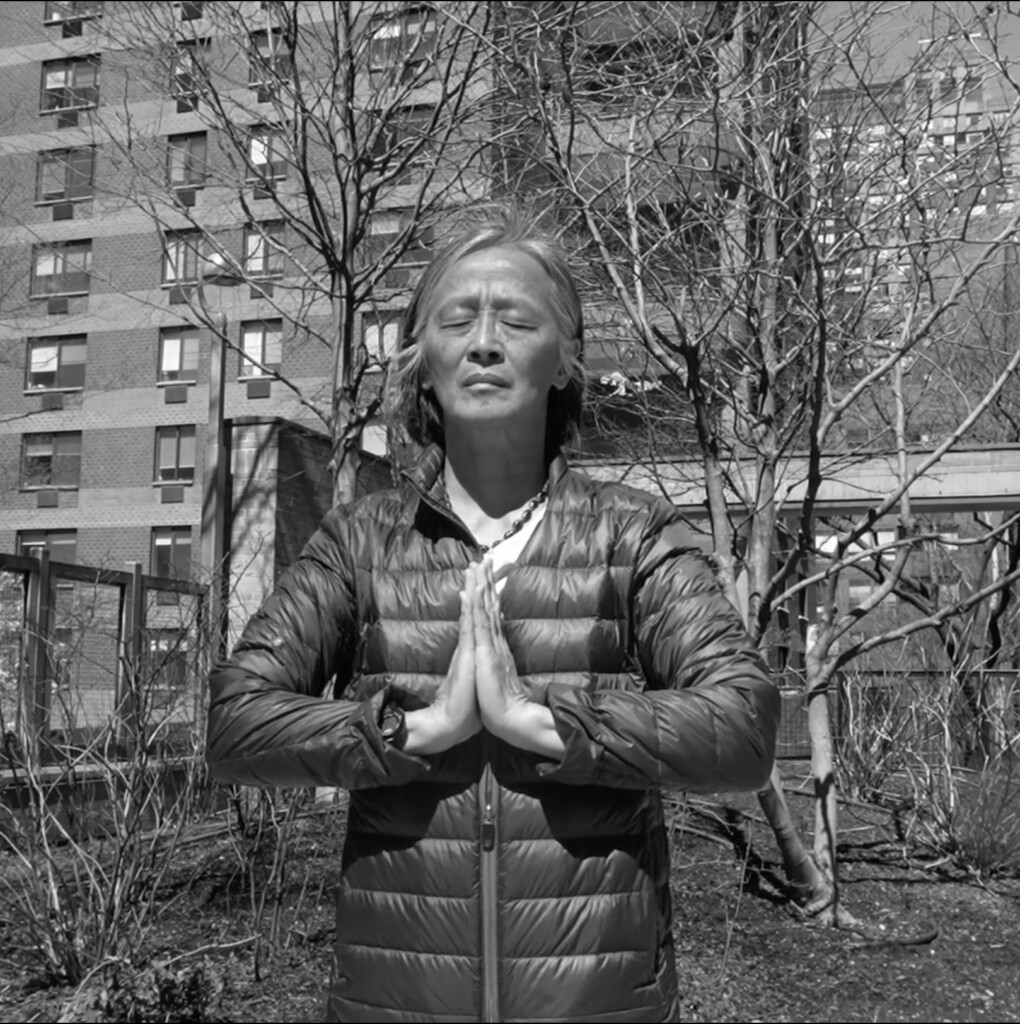 Virginia Chang, instructor of UVM's End-of-Life Doula Certificate, meditates and prepares a grounding ritual she calls “becoming an empty vessel.” - UVM Professional and Continuing Education Virginia Chang, instructor of UVM's End-of-Life Doula Certificate, meditates and prepares a grounding ritual she calls “becoming an empty vessel.” Photo: Jean Chapiro.