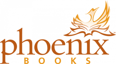 Phoenix Books logo: an orange phoenix above the brown wordmark ‘phoenix’ with ‘BOOKS’ in orange beneath it.